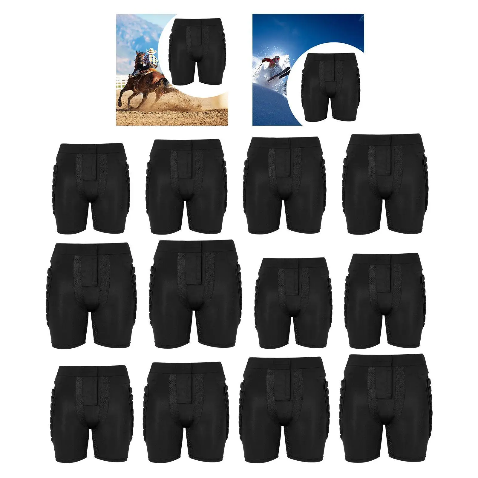 

Шорты с мягкой подкладкой для фигурного катания, защитное снаряжение для катания на лыжах, скейтборде