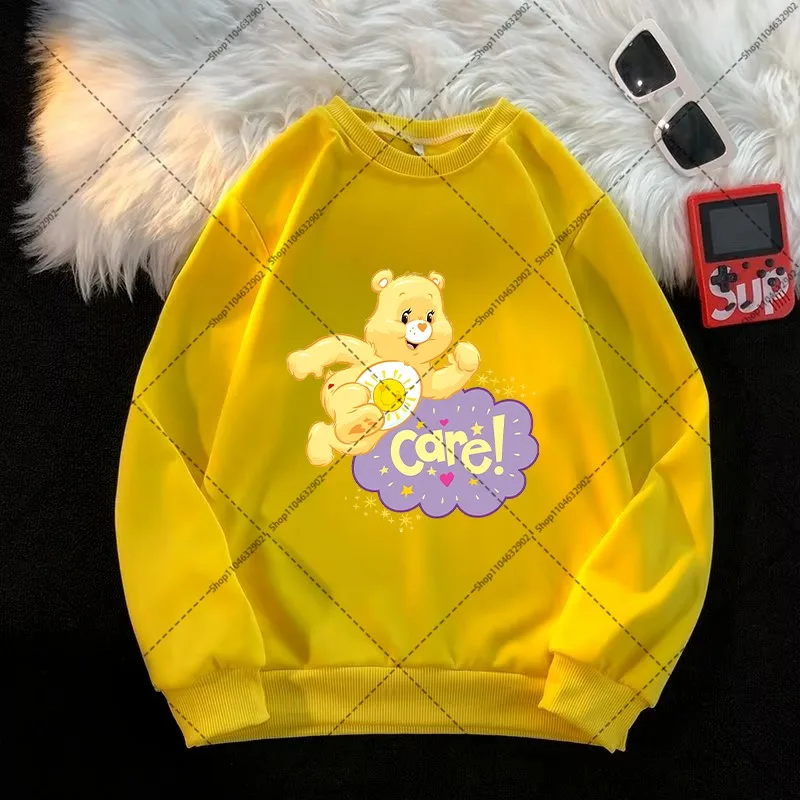 Care Bears Kids Dunne Sweatshirt Cartoon Anime Streetwear Jongens Meisjes Mode Kleding Kinderen Herfst Lange Mouwen Verjaardagscadeautjes