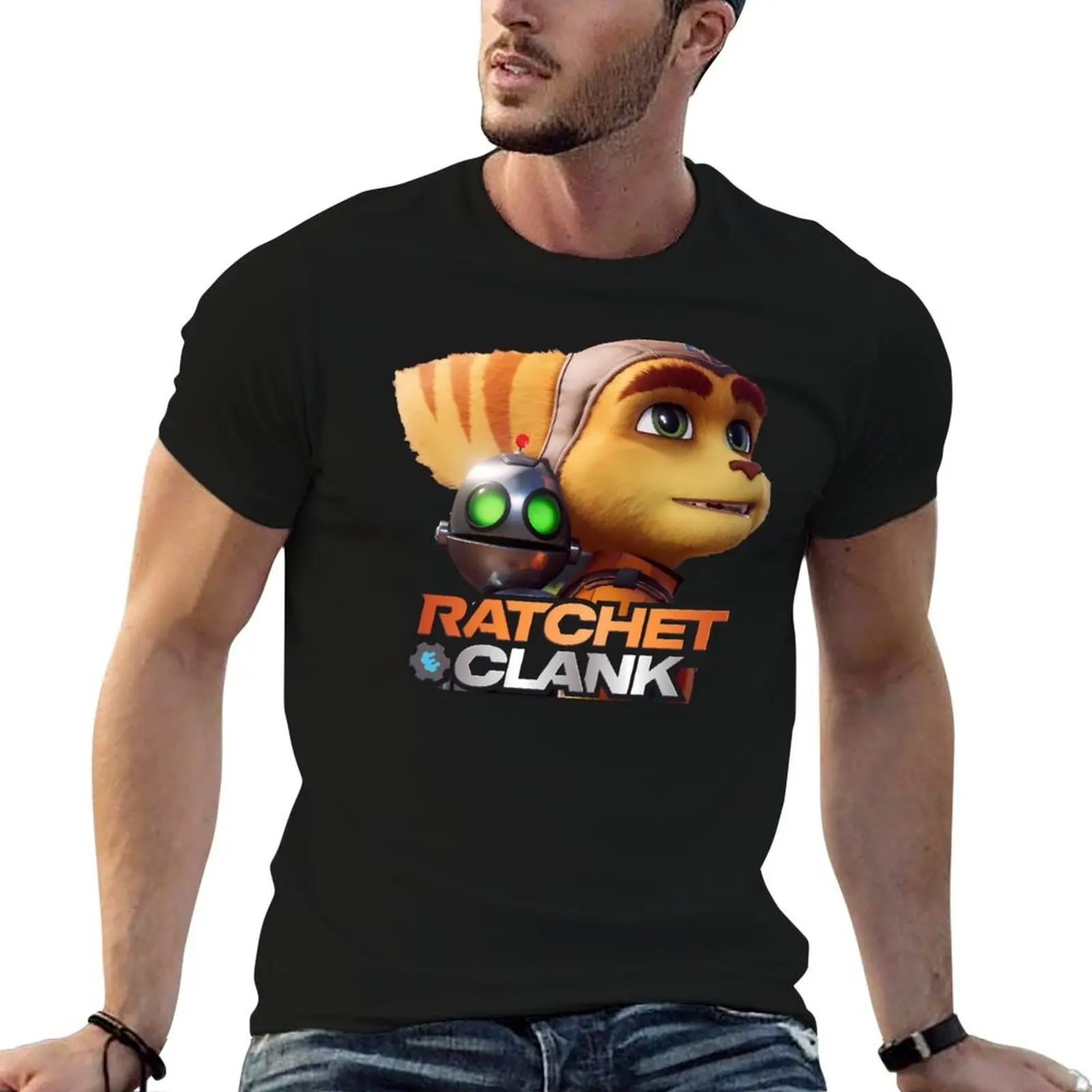 Ratchet and Clank T-Shirt Lightweight Casual Summer T-Shirt