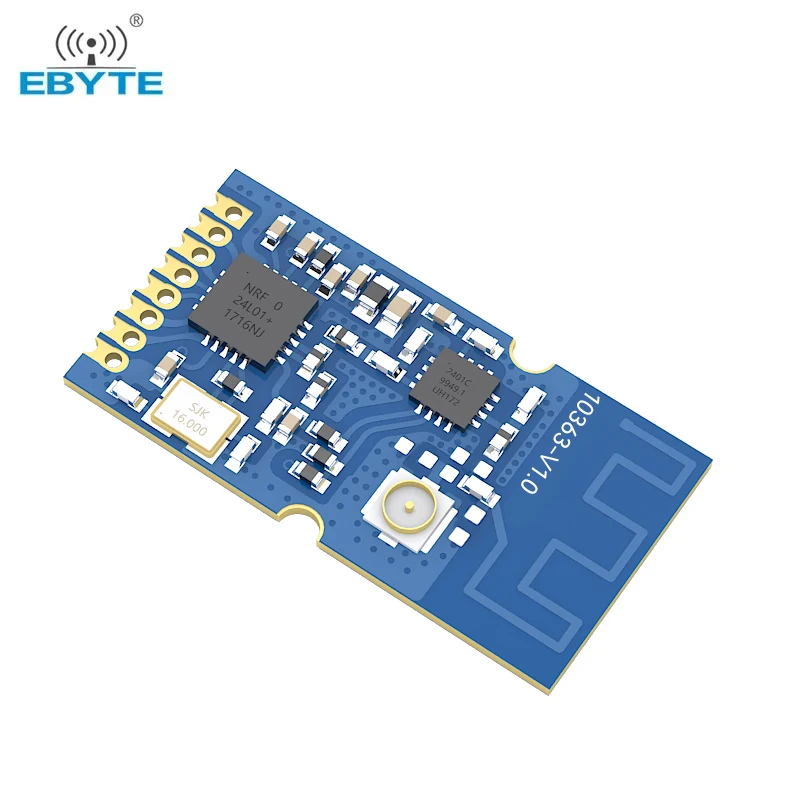 NRF24L01P Modul Nirkabel EBYTE E01-ML01SP2 2.4GHz 20dBm IOT Komponen Elektronik Transceiver Jarak Jauh PA LNA