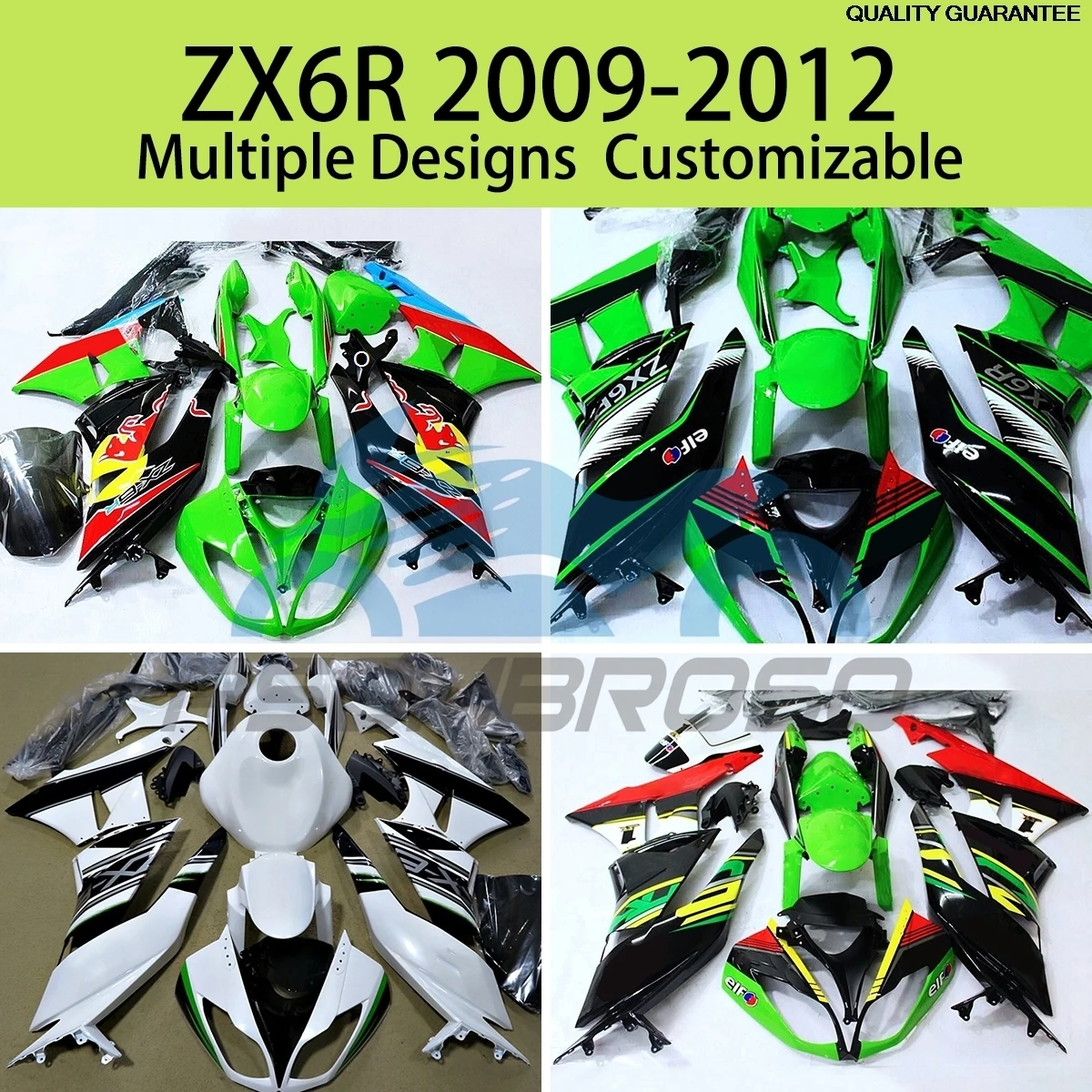 Motorbike Fairing Kit ZX6R 2009 2010 2011 2023 Complete Body Plastic Fairings Cover for KAWASAKI ZX 6R 636 09 10 11 12