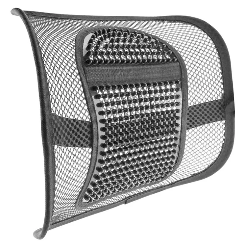 Mesh Back Support For Office Chair, Lumbar/Chair Back Support With Elastic Strap Back Rest For Car Seat/Back Pain Relief