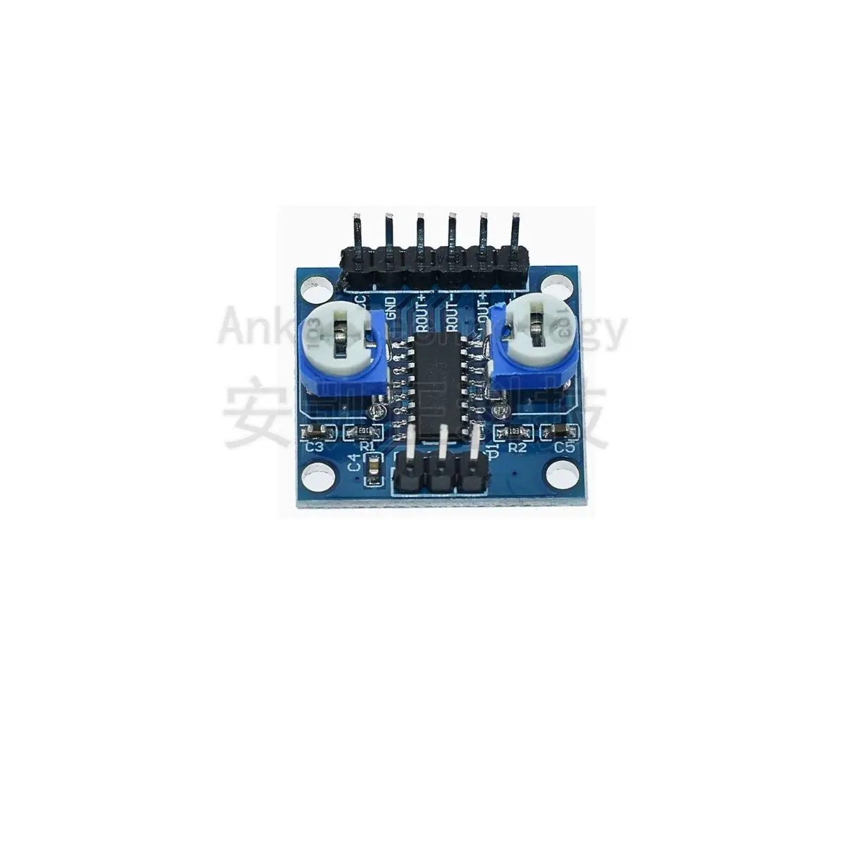 

PAM8406 Digital Power Amplifier Board with Volume Potentiometer, Stereo Noise - free Power Amplifier 5Wx2
