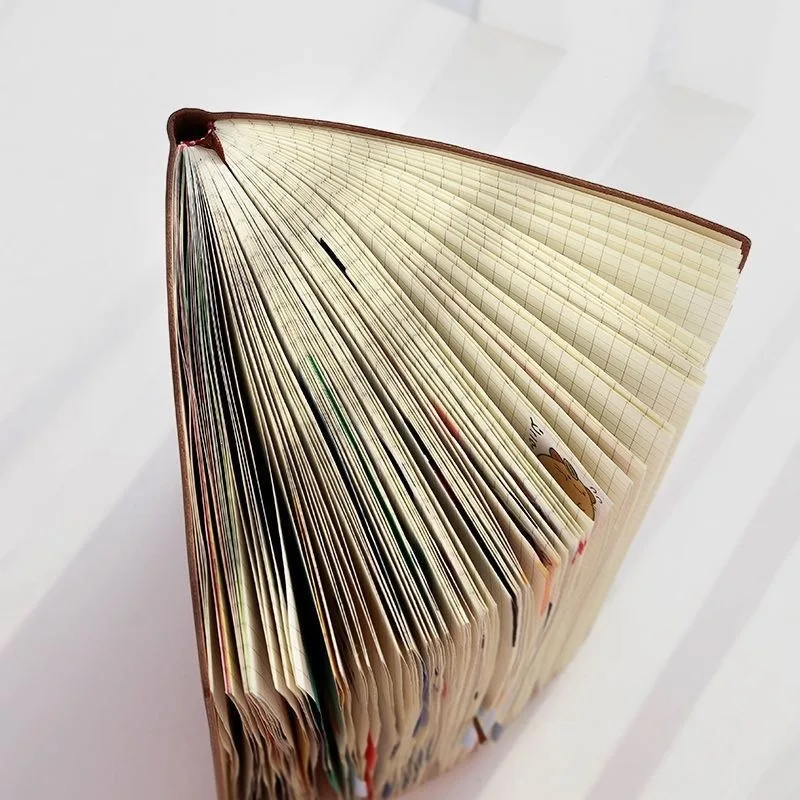 Thick Grid Notebook, Stationery Journal, Extra-thick Notebook, Grid Paper Notebook, Creative Notebook