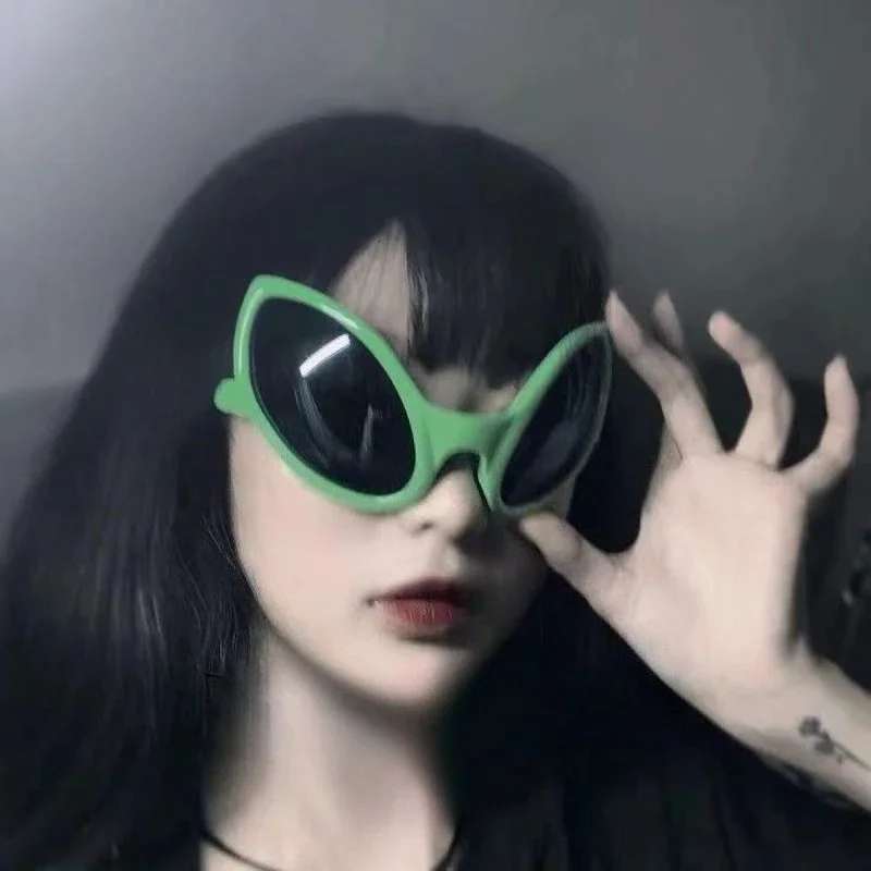 외계인 안경 재미 있은 휴일 파티 고양이 눈 선글라스 성인 할로윈 파티 용품 레인보우 렌즈 선글래스 생일 선물