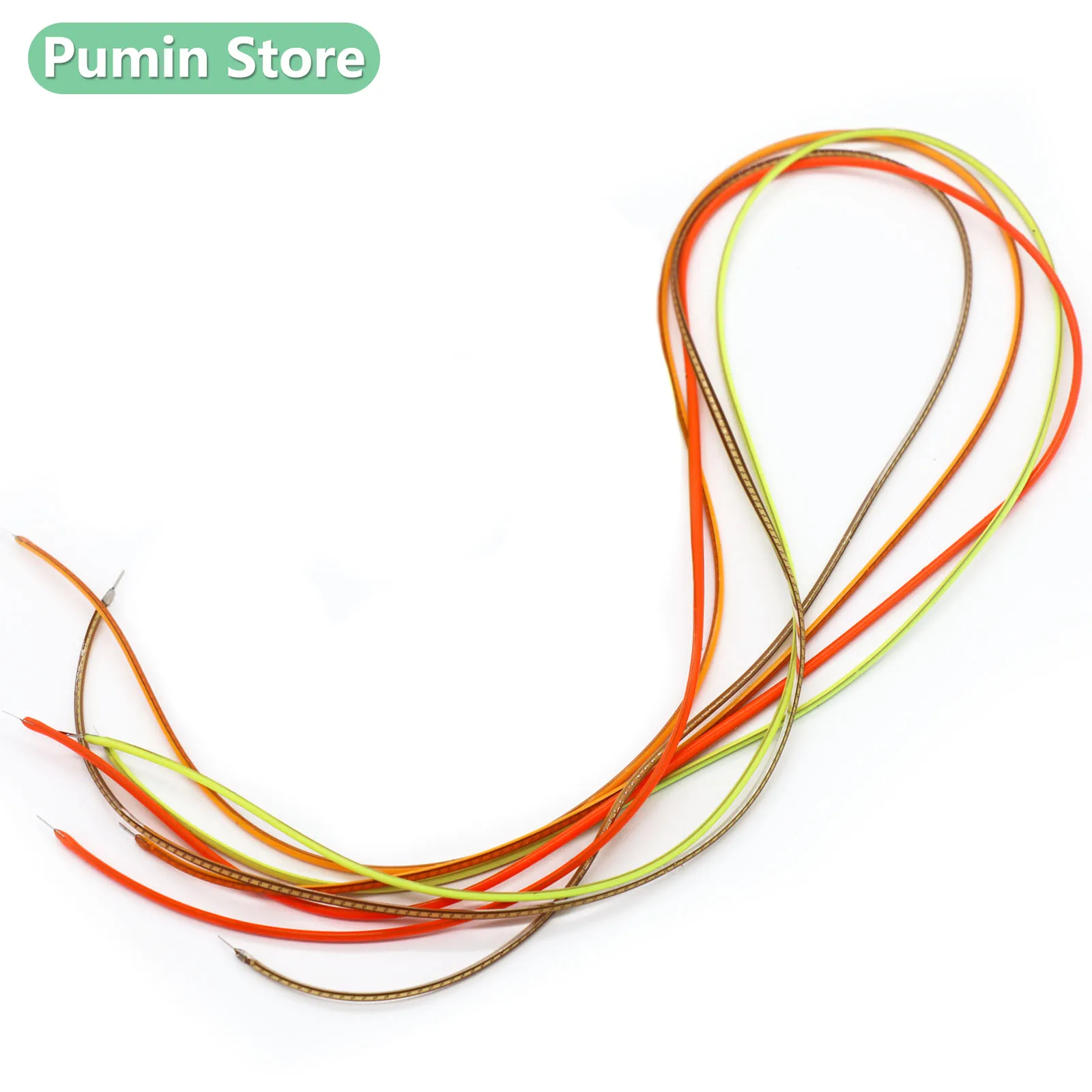 LED Filament 450mm DC3V Flexible Filament Red Green Blue White Powder Ice Blue 2200k Flexible Bending for Household Use DIY