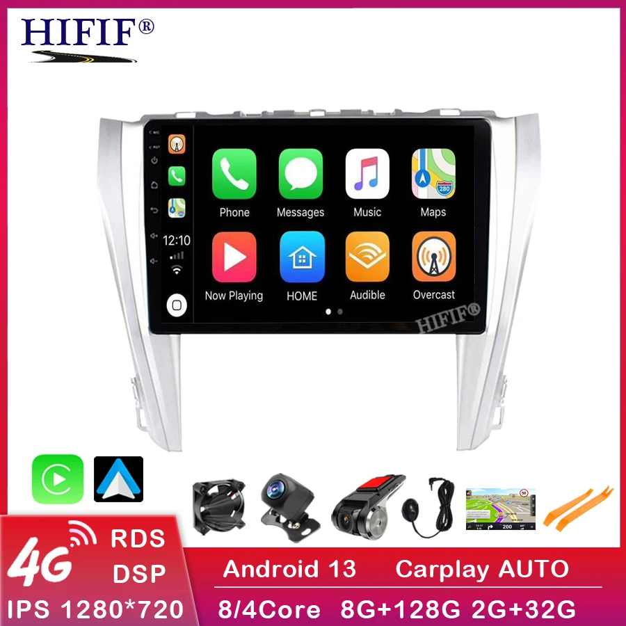 

For Toyota Camry 7 XV 50 55 2014 - 2017 Car Radio Multimedia Video Player Navigation GPS No 2din 2 din dvd