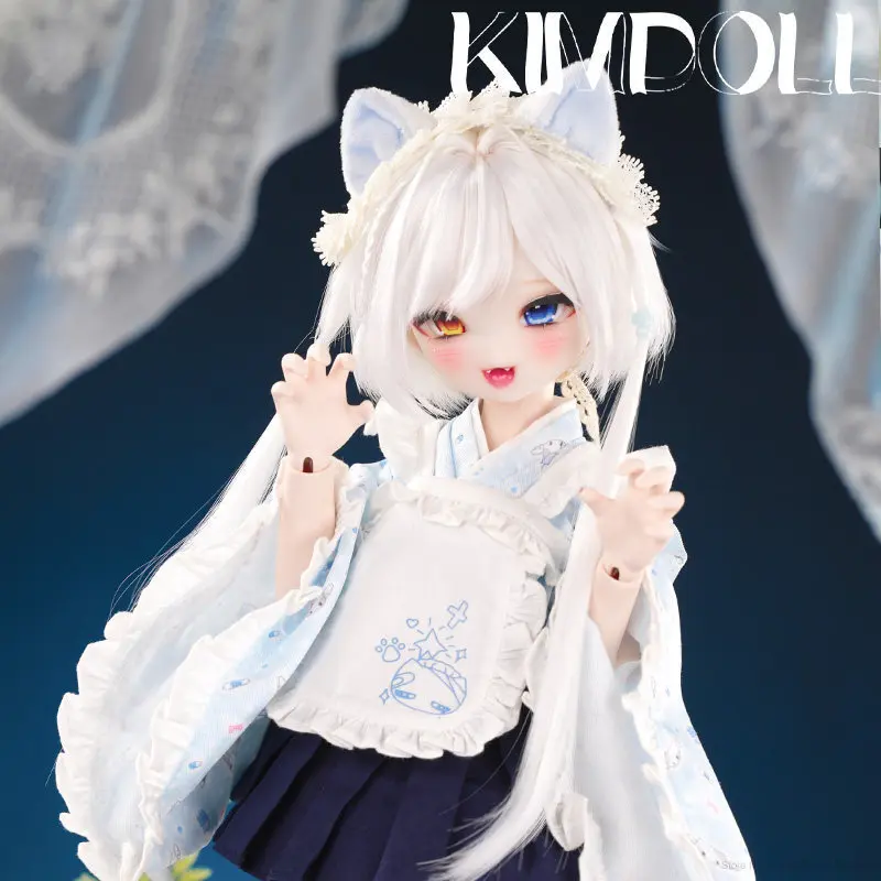 KIMDOLL 1/3 Ningtang Tang BJD Doll Head Only Cartoon Anime Style Vinyl Doll Single Head For BJD Custom DIY Collectible