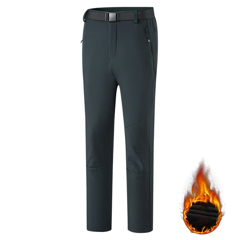 Pantalon d'extérieur chaud pour homme, pantalon optique respirant, imperméable, sourire, camping, escalade, randonnée, automne, hiver