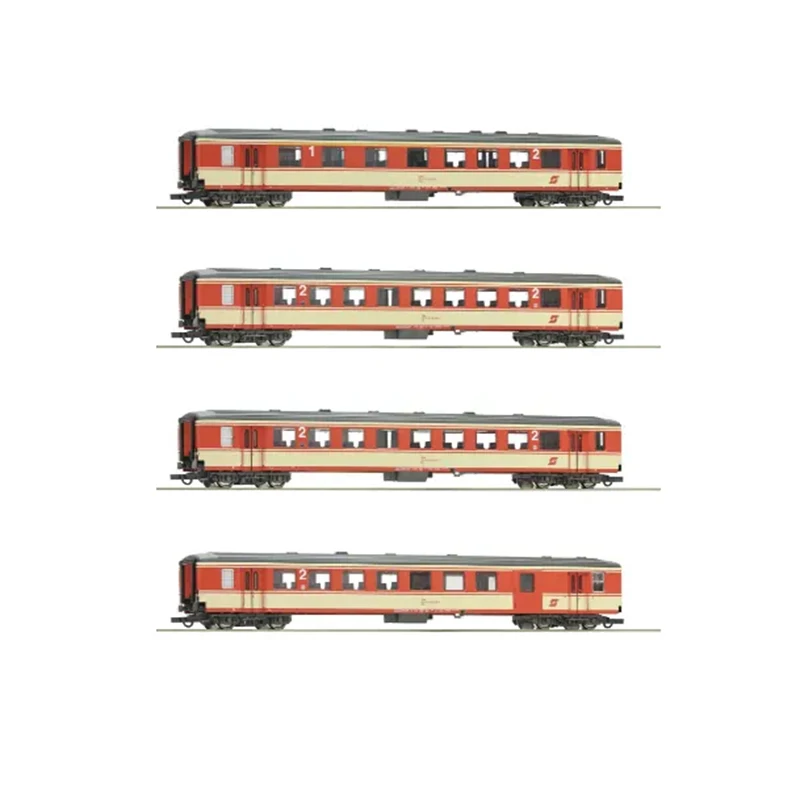 

ROCO Train Model 74130 HO 1/87 Passenger Car Compartment 4 Sections ÖBB Train Toy