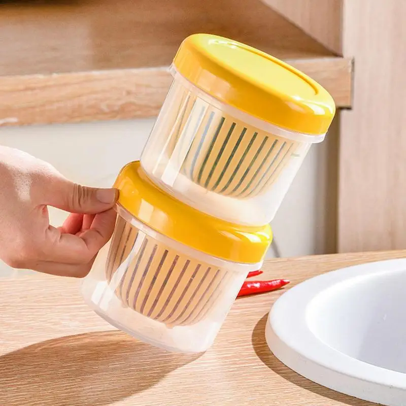 

Fruit Storage Containers For Fridge Food Containers Ginger Garlic Crisper Refrigerator Fruit Organizer Garlic Container With