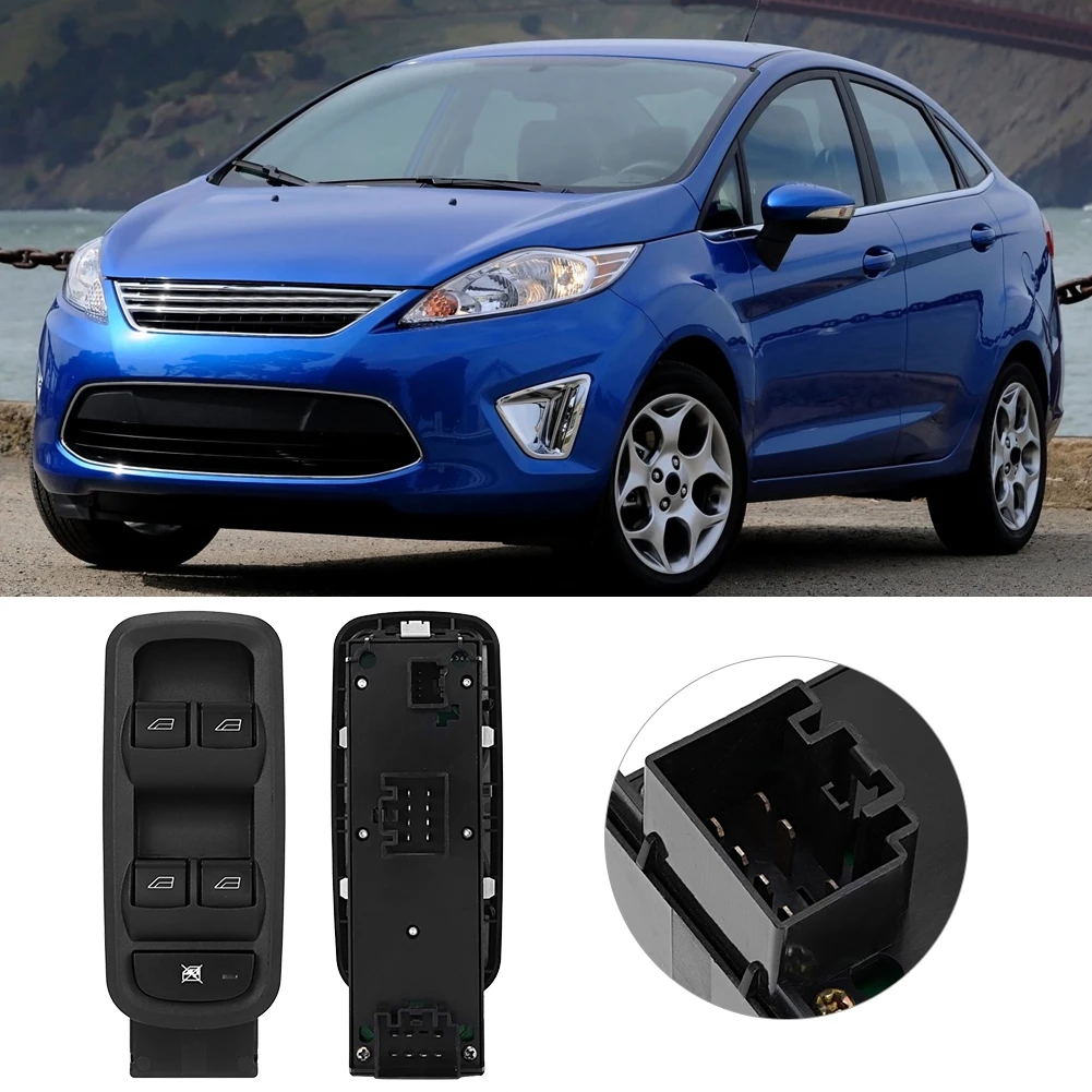 Car Master Window Control Switch Accessories Fit for Fiesta 2011-2013 8A6T-14A132-CC images - 6