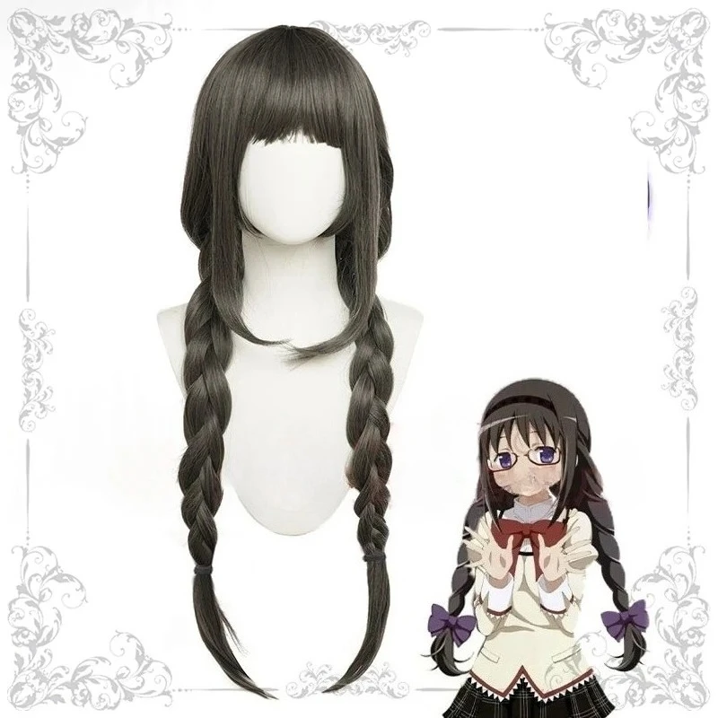 

Anime Puella Magi Madoka Magica Akemi Homura Cosplay Wig Women Synthetic Wigs Halloween Carnival Christmas