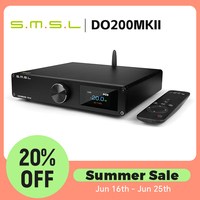 SMSL DO200 MKII ES9068AS*2 MQA Decoder BT5.0 32Bit/768kHz DSD512 OPA1612*5 with Remote Control DO200MKII