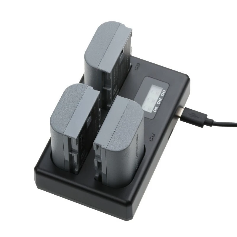 

New LP-E6 Charger 5D3 Suitable for R5 R6 Camera 5D4 Battery 70D DSLR Base Charger 80D 5D2