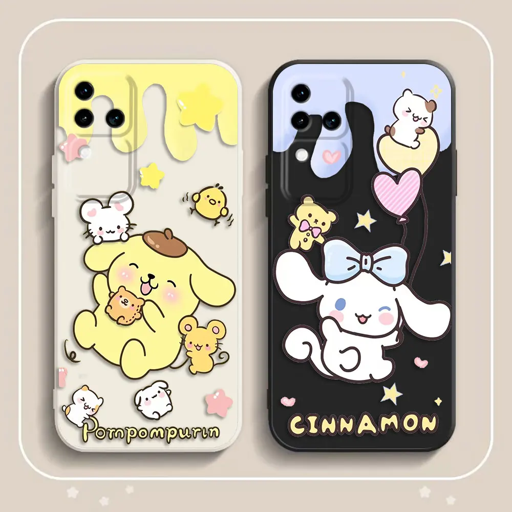 

P-PompomPurin P-Pochacco Custom Phone Case For VIVO S1 V17 V20 V21 V21E V23 V23E V25 V27 V29 V27E V30 V30E V40 V50 S12 TPU Case