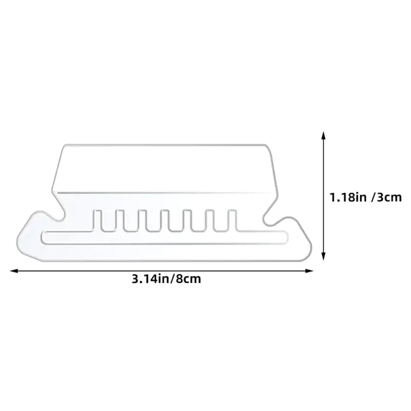 사무실 학교 정리정돈 및 보관용 분리형 탭 식별 폴더, 레이블 거치대 파일 행잉 인서트, 100 개