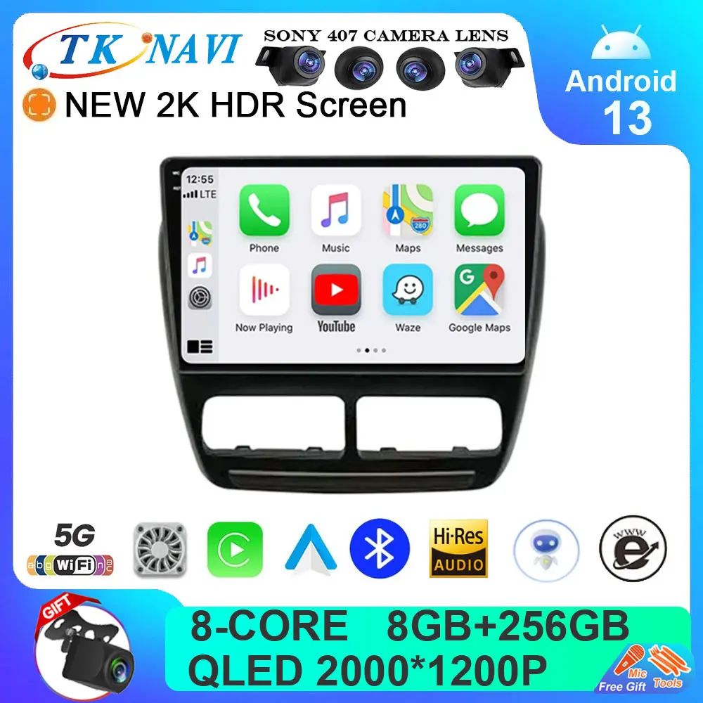 

Android 13 Car Radio For FIAT DOBLO/OPEL COMBO TOUR 2010-2015 GPS DSP Carplay Multimedia Player Video WIFI 4G No 2Din 2 Din DVD