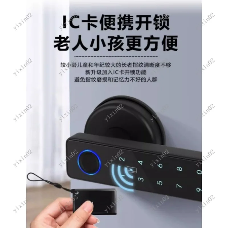 Home Smart Lock Biometric Fingerprint Keyless Lock for Wooden Door Bedroom Office