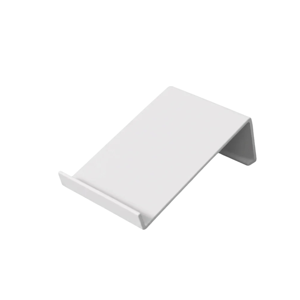 1 unidade/1 par de suporte portátil de metal para teclado, antiderrapante, preto e branco, suporte para celular, economizador de espaço, suporte para 