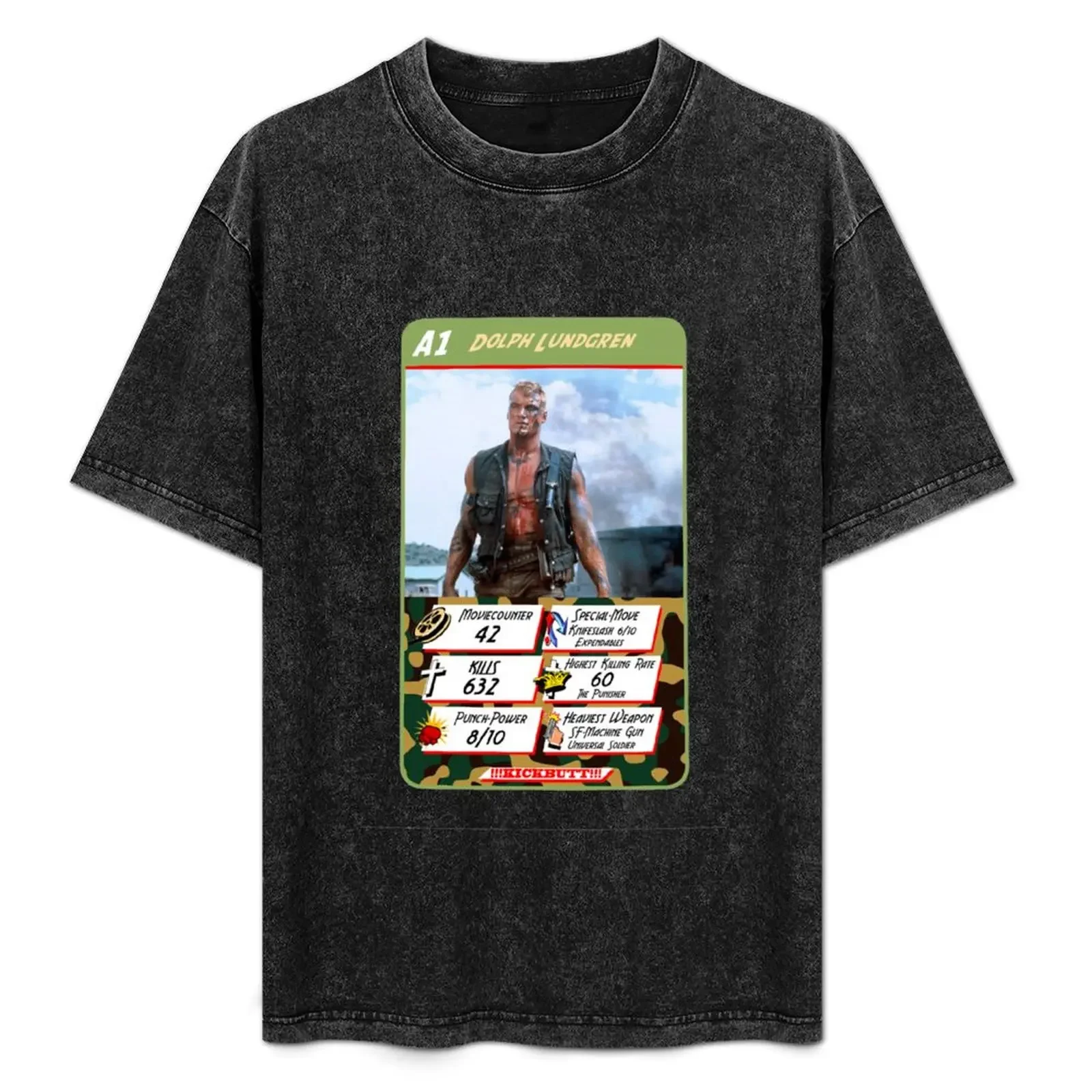 

ACTION QUARTET - A1 Dolph Lundgren T-Shirt anime funny shirt cotton new gifts and t-shirts blue archive funny t shirts for men