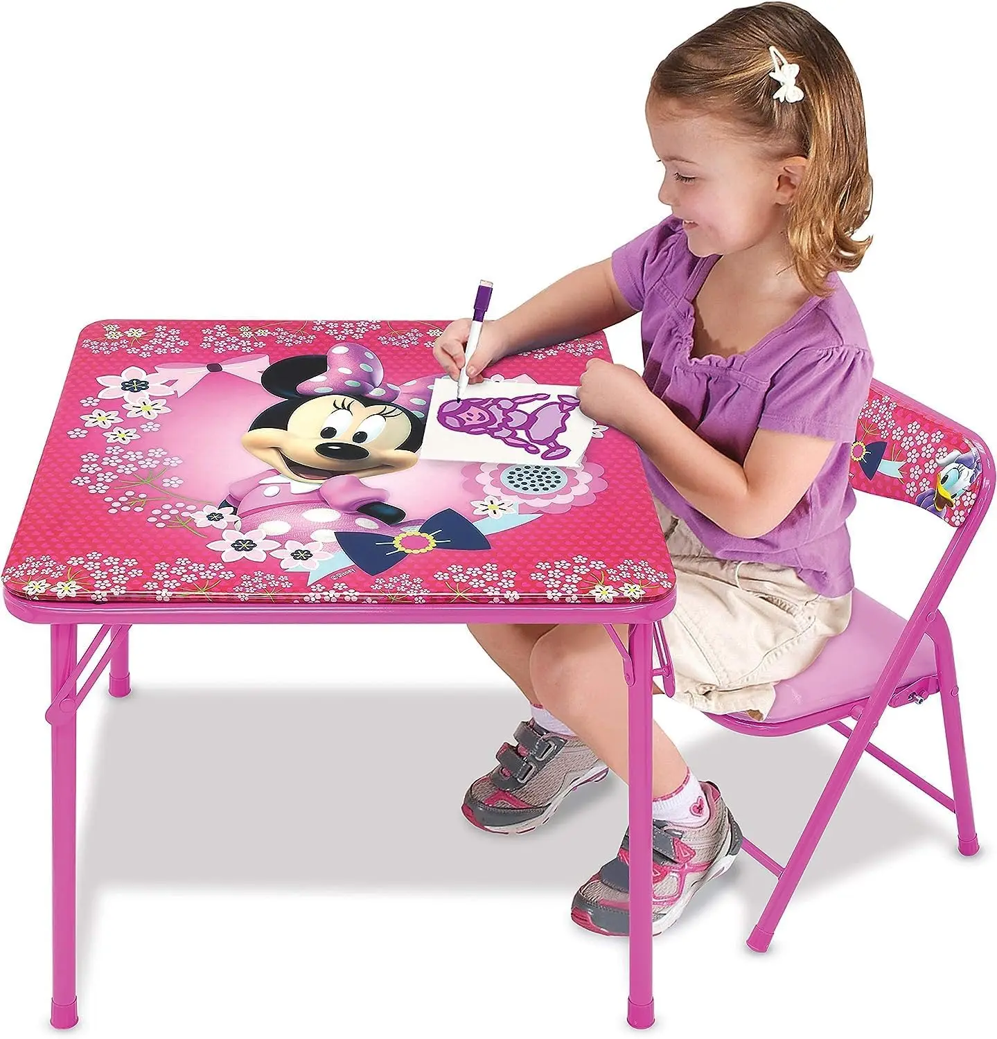 

Toddler Table & Chair Set for Kids 24-48M, Includes 1 Table & 1 Chair, Table: 20x20x16.4 in, Chair: 12x11.6x17 in, 70 lbs Capacity