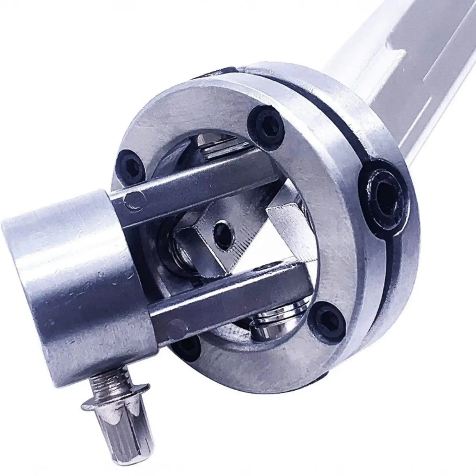 Drum Pedal Linkage Bar Metal Connector for Double Bass Drum Pedal Kit Hardware Accessory with Two Hex Keys for Adjustment