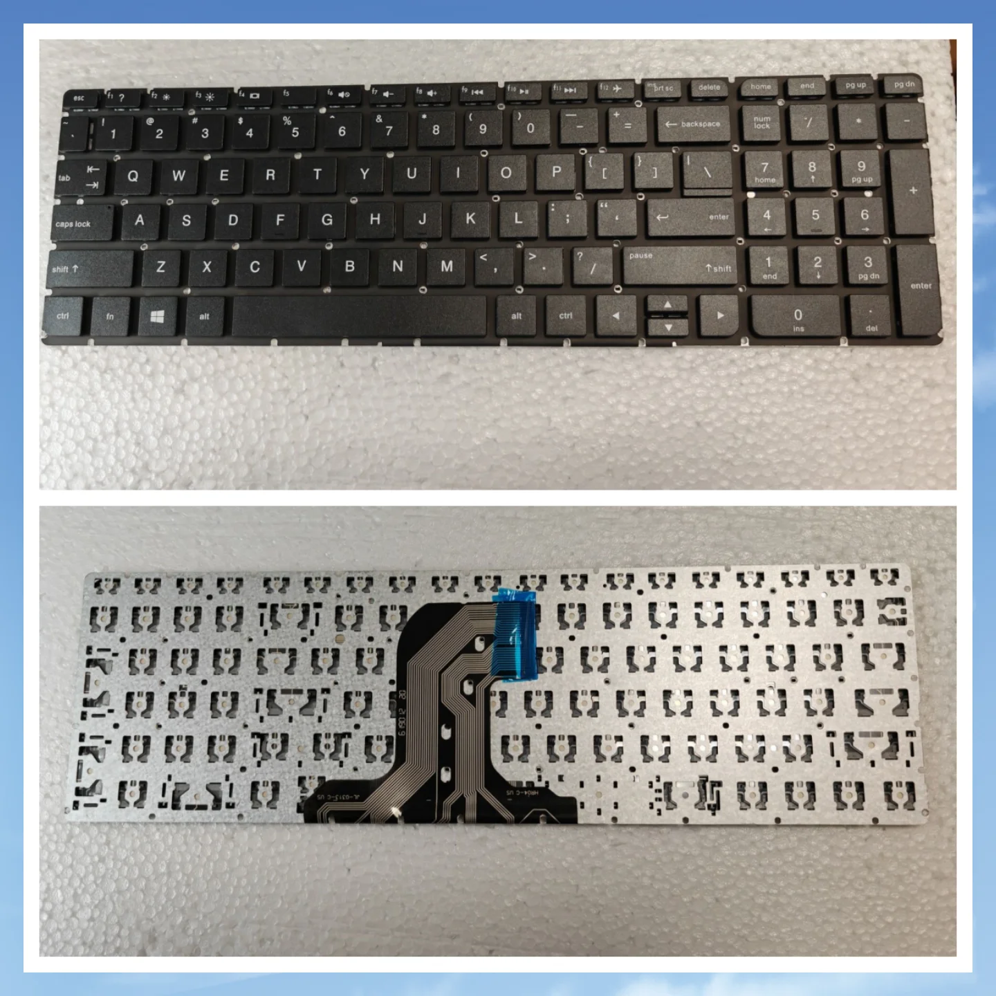 

US Laptop Keyboard for Hp 15-AC 15-AY 15-AF 15-AJ 250 255 G4 G5 TPN-C125 816799-041 no pointer no backlight