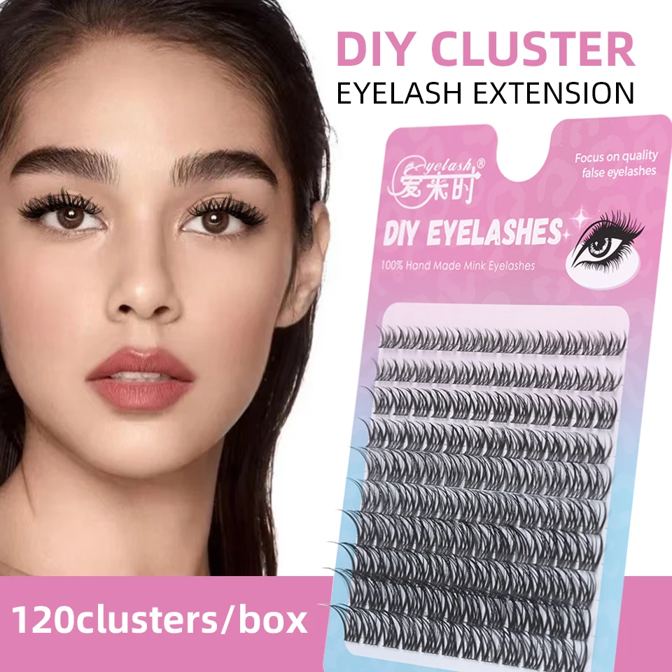 Eyelashes 120 PCS Clusters Lash Bond and Seal Makeup tools DIY Lashes Extension kit for gluing Lashes Gluing Glue Accessories