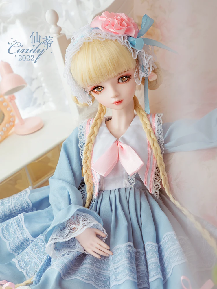 

Handmade 60cm Sweet Lolita Girl Princess Ball Jointed Dolls Full Set 1/3 Bjd Doll Collection Gift Toys for Girls