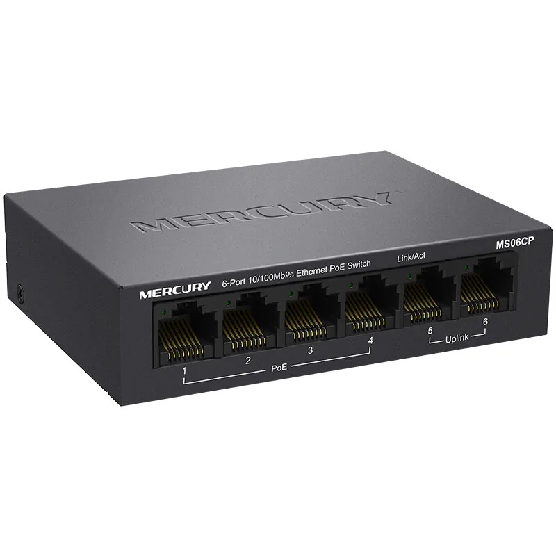 8-port 100M POE Switch with 1-port Unlink@65 Plug-and-play, Efficient Heat Dissipation MS08CP