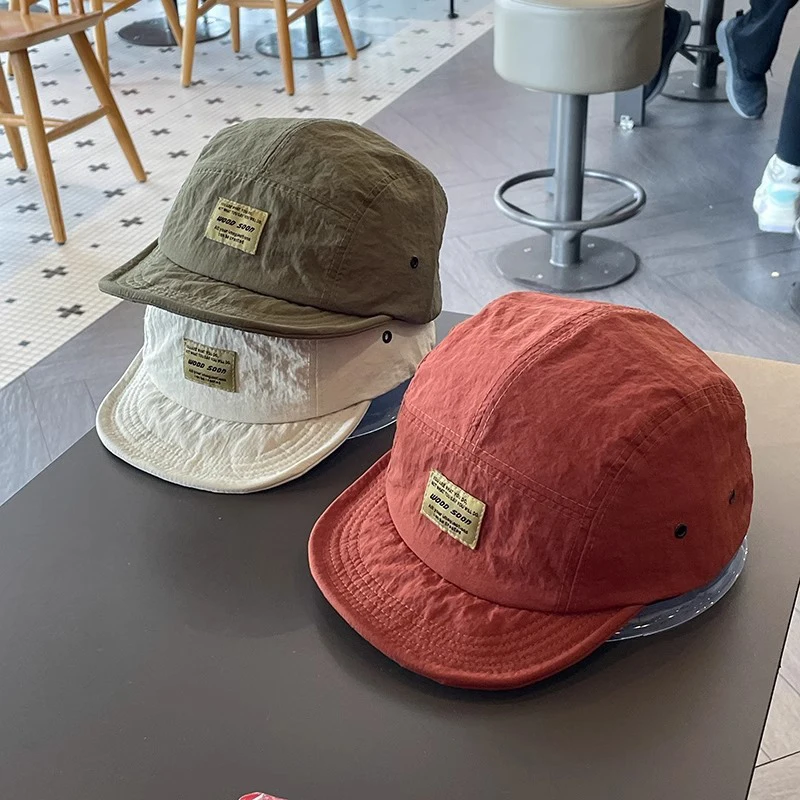 Summer Short Brimmed Hat Quick Drying Breathable Baseball Cap Men Women Outdoor Soft Top Hip Hop Peaked Caps