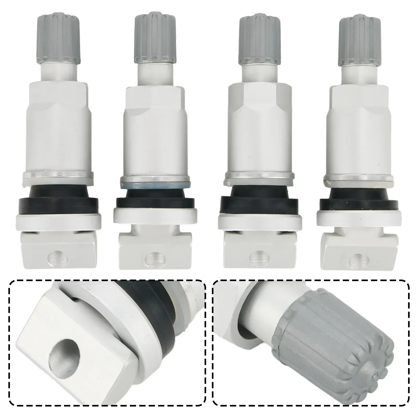 4x TPMS Tire Pressure Sensor Valve Stem Repair Kit For SE55911 Continental For Honda For Chrysler For Dodge For Kia