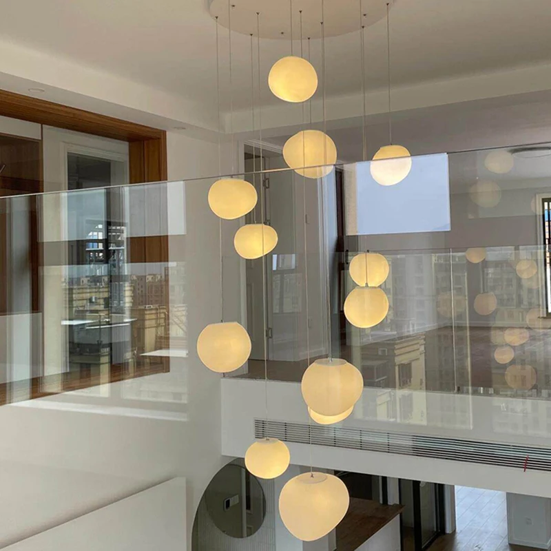 Modern Stair chandelier Pendant lights indoor lighting Ceiling lamp hanging light led Chandeliers for living room indoor lightin
