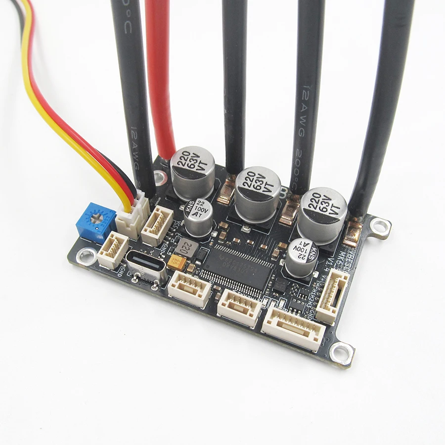 

The Amazing VESC 6 MkVI gives Maximum power Base on VESC6 with Aluminum Heat Sink-High Speed & Portable for Ebike/Skateboard