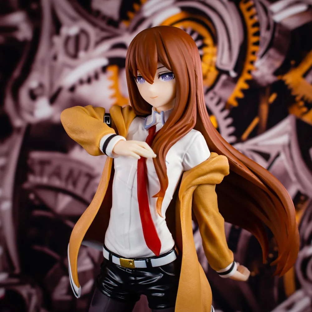 Anime Makise Kurisu figure Makise Kurisu action figure Makise Kurisu figurine Doll girl Model Toys Statue Collection Gift 18cm - Image 4