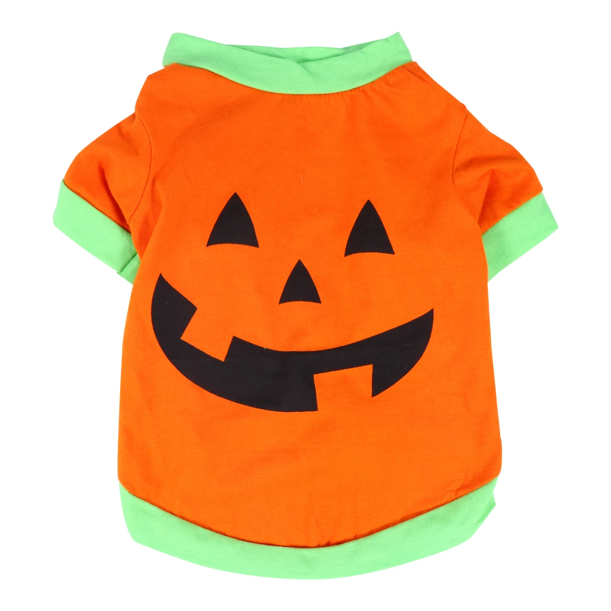 

Dogs Hoodies Halloween Clothes for Pets Costume Pumpkin Bandana Orange Cotton Small