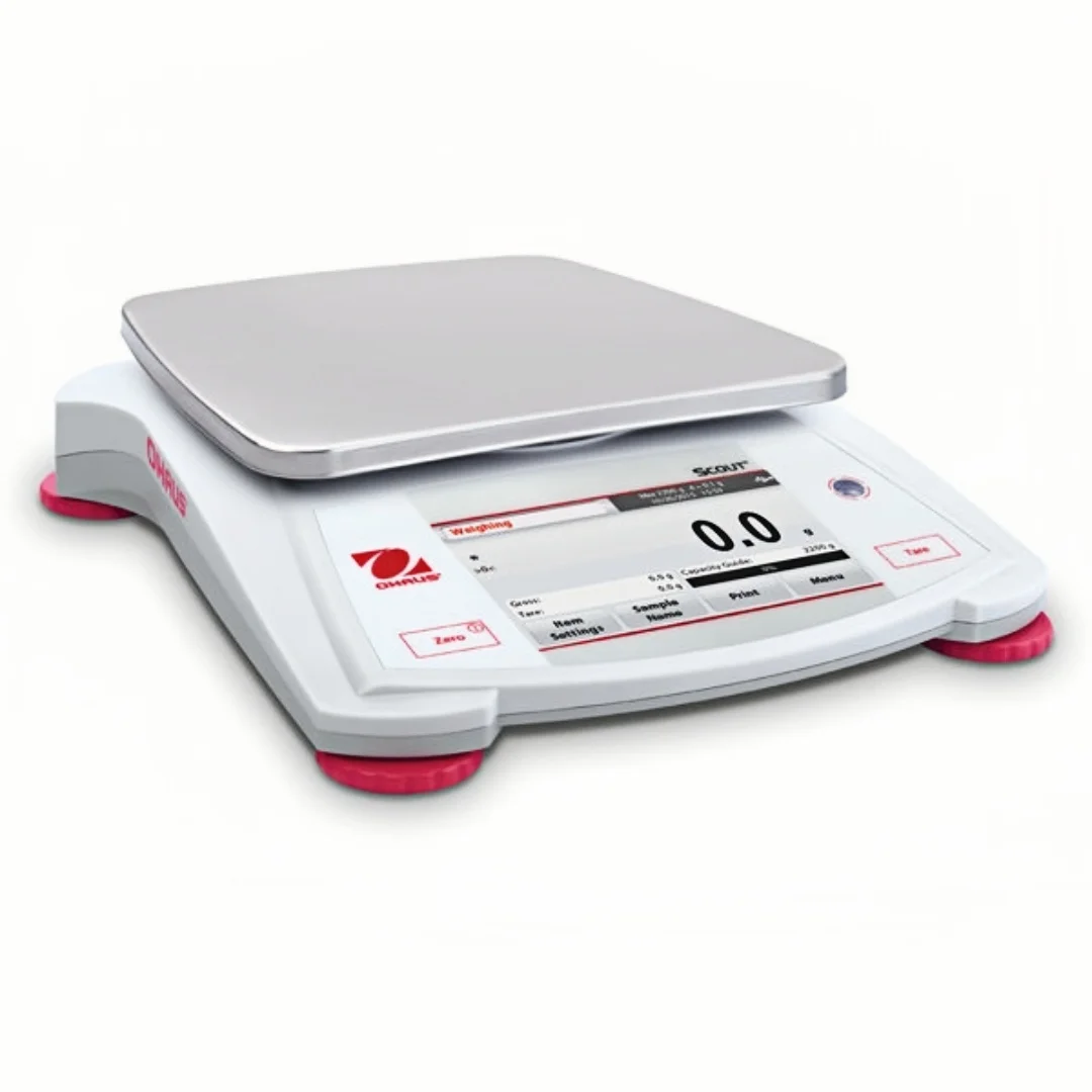 

OHAUS STX2201ZH Electronic Balance – 2200g/0.1g High-Precision Lab & Industrial Weighi The panel is in Chinese.