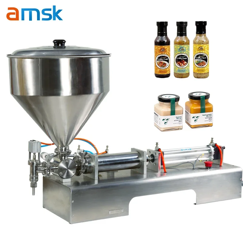 50-500ml Quantitative Paste Liquid Available Particulate Matter Viscous Liquid Sauce Beer Product Dispensing Filling machine