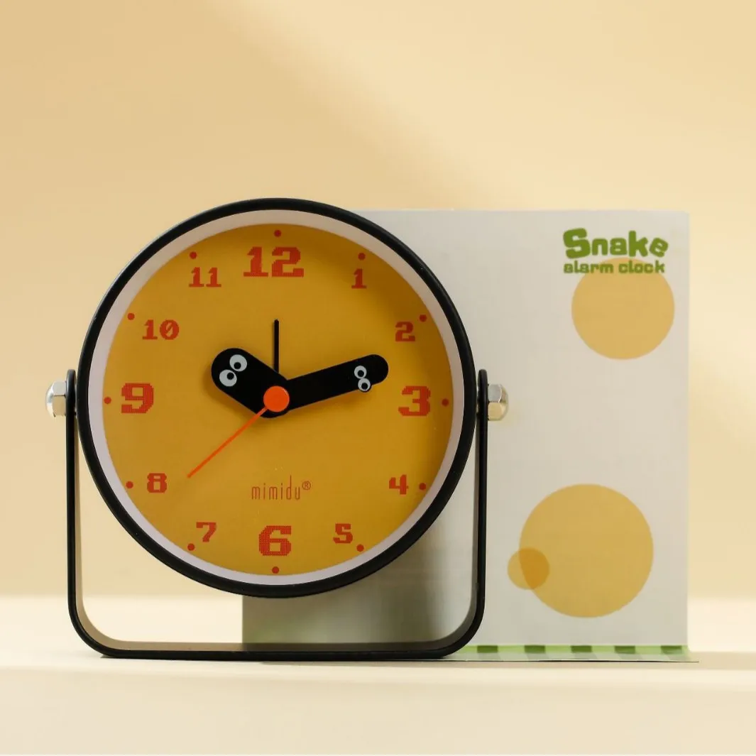 High-quality Appearance Clock. Clock Specifically for Students. Clock With Cute Cartoon Design and Loud Alarm Sound.