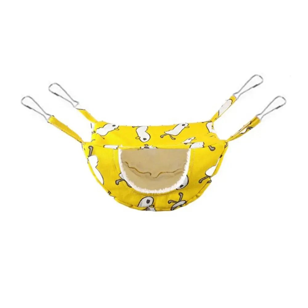 

Velvet/Linen Hamster Sleeping Bag Soft Hanging Hamster Hanging Bed Warm Squirrel Tent Hideout Guinea Pig Hammock