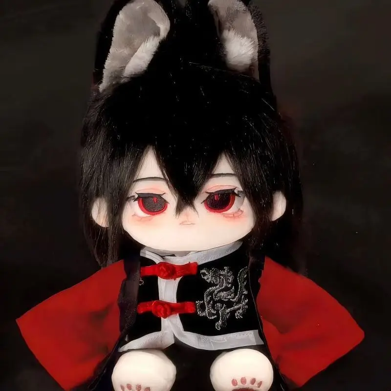 Recheado 20cm anime daoist aberration li huowang dos desenhos animados boneca de pelúcia brinquedo cos vestir-se crianças adultos presentes de algodão colecionáveis