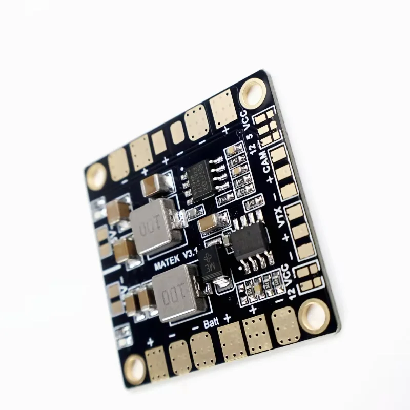 Matek Mini Power HUB PDB Placa de distribución de energía PDB con BEC 5V/12V para Dron FPV Quadcopter QAV250 ZMR250
