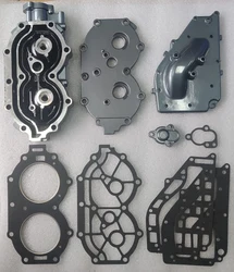 Outboard Motor Cylinder head Side exhaust  Gaskets For Yamaha Hidea  Parsun 2 Stroke 30HP Boat Engine