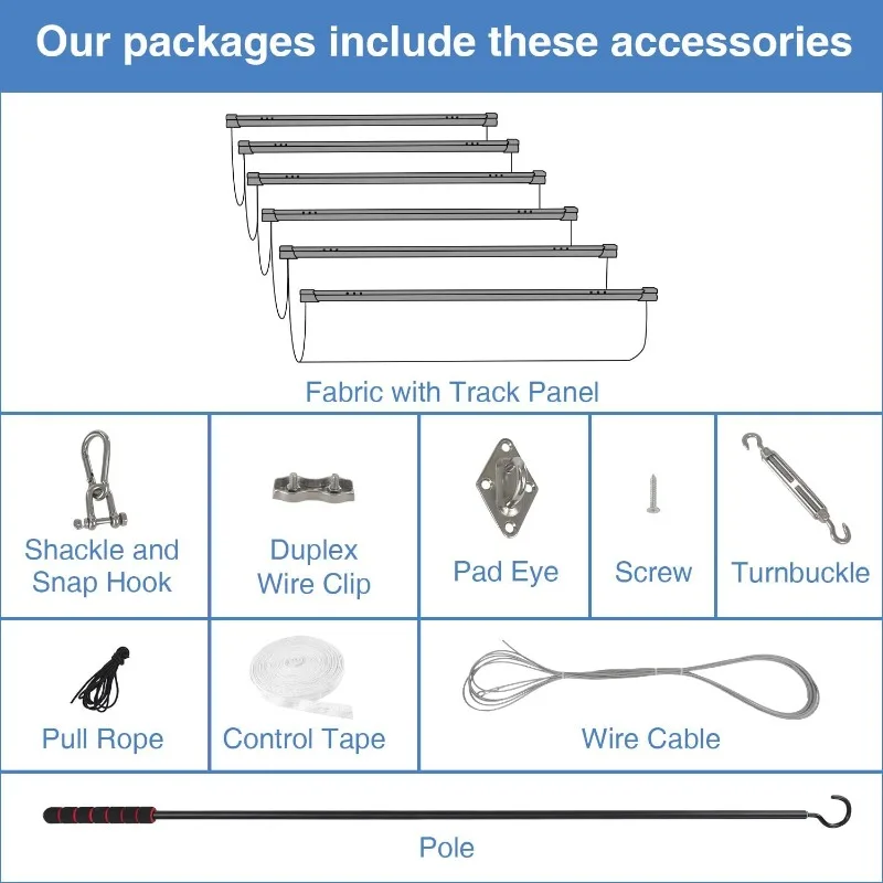 Sunrise 7'Wx12'L cubierta de sombra de pérgola dosel retráctil sombra de sol ondulada al aire libre para Patio jardín patio cubierta enrejado (marrón
