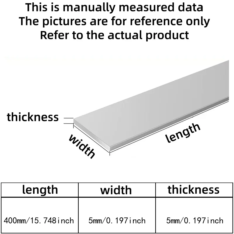 Foglio di alluminio 6061 di livello industriale 5 mm x 5 mm x 400 mm ad alta resistenza per struttura di supporto del pannello solare