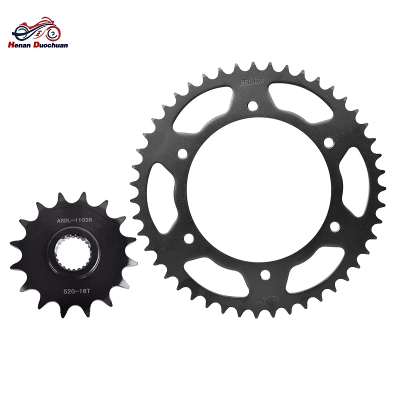 520 16T 47T Tooth 650cc Motorcycle Parts Front Rear Sprocket Chain Set For Aprilia 650 Pegaso 1998-2004 1999 2000 2001 2002 2003