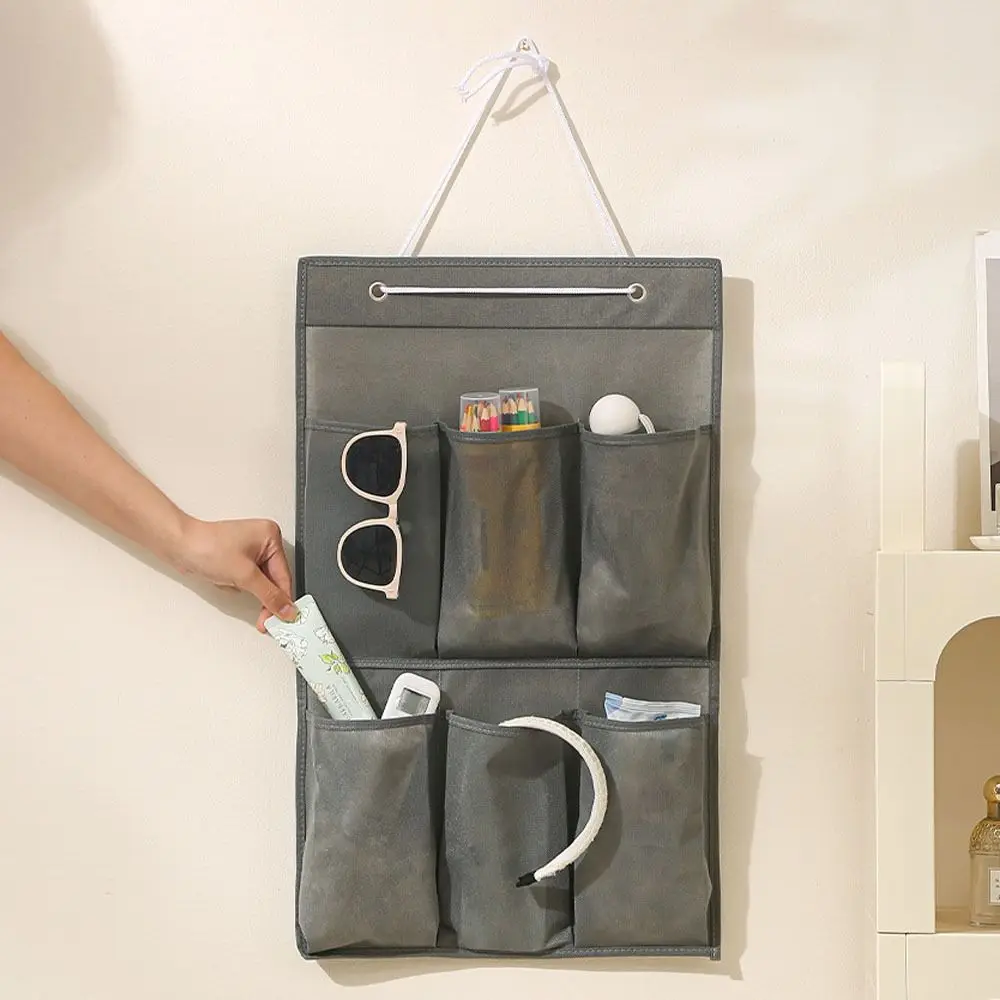 Wall-mounted Sundries Shoe Organiser Closet Storage Shoe Rack Mesh Pocket Clear Hanging Over The Door Shoe Organizers