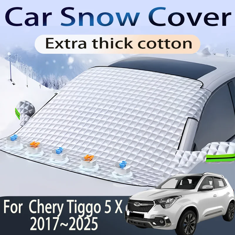 Car Cover For Chery Tiggo 5 X 3 2017~2025 2018 Front Windshield Snow Ice Shield Protector Window Shade Cover Exterior Accessorie