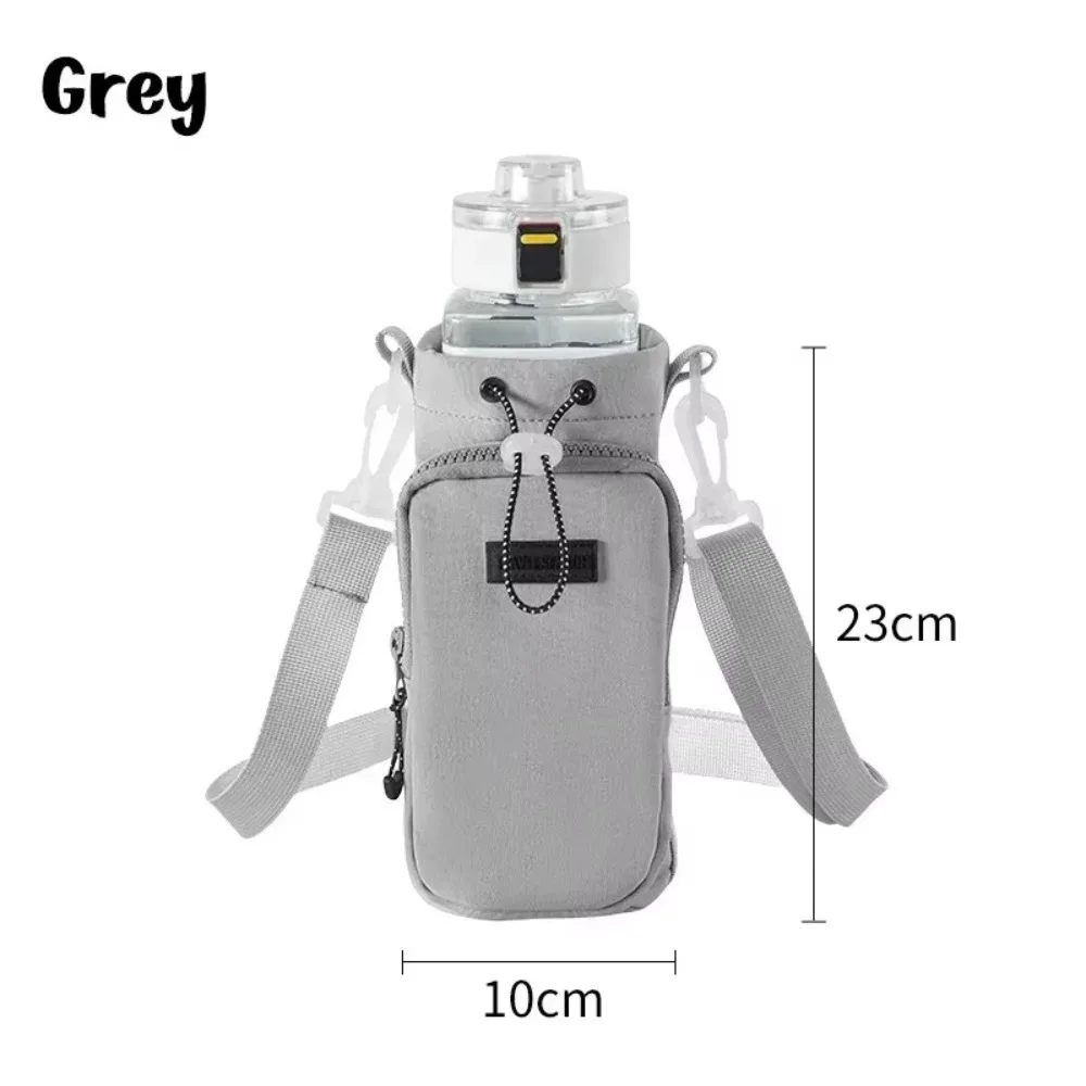 

С регулируемым плечевым ремнем, сумка для бутылки с водой, портативная прочная термовакуумная кружка, водонепроницаемая рукав для чашки